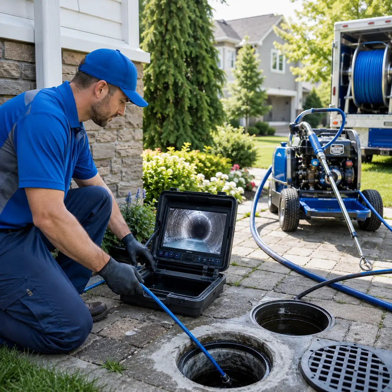 Outdoor drain cleaning professionals serving Clint, TX